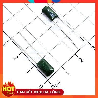 [50 Cái]- Tụ Kẹo Xanh 1nF 100VDC 2A102J-CL11 ChipViet Store