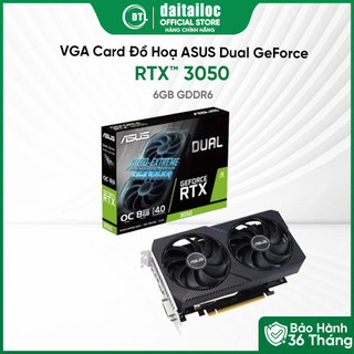 Card màn hình VGA ASUS Dual GeForce RTX™ 3050 6GB GDDR6 | Chính Hãng | Bảo hành 36 tháng