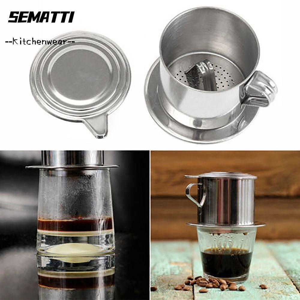 SEMATTI Cà phê Việt Nam Moka Pots Cốc lọc thả cốc