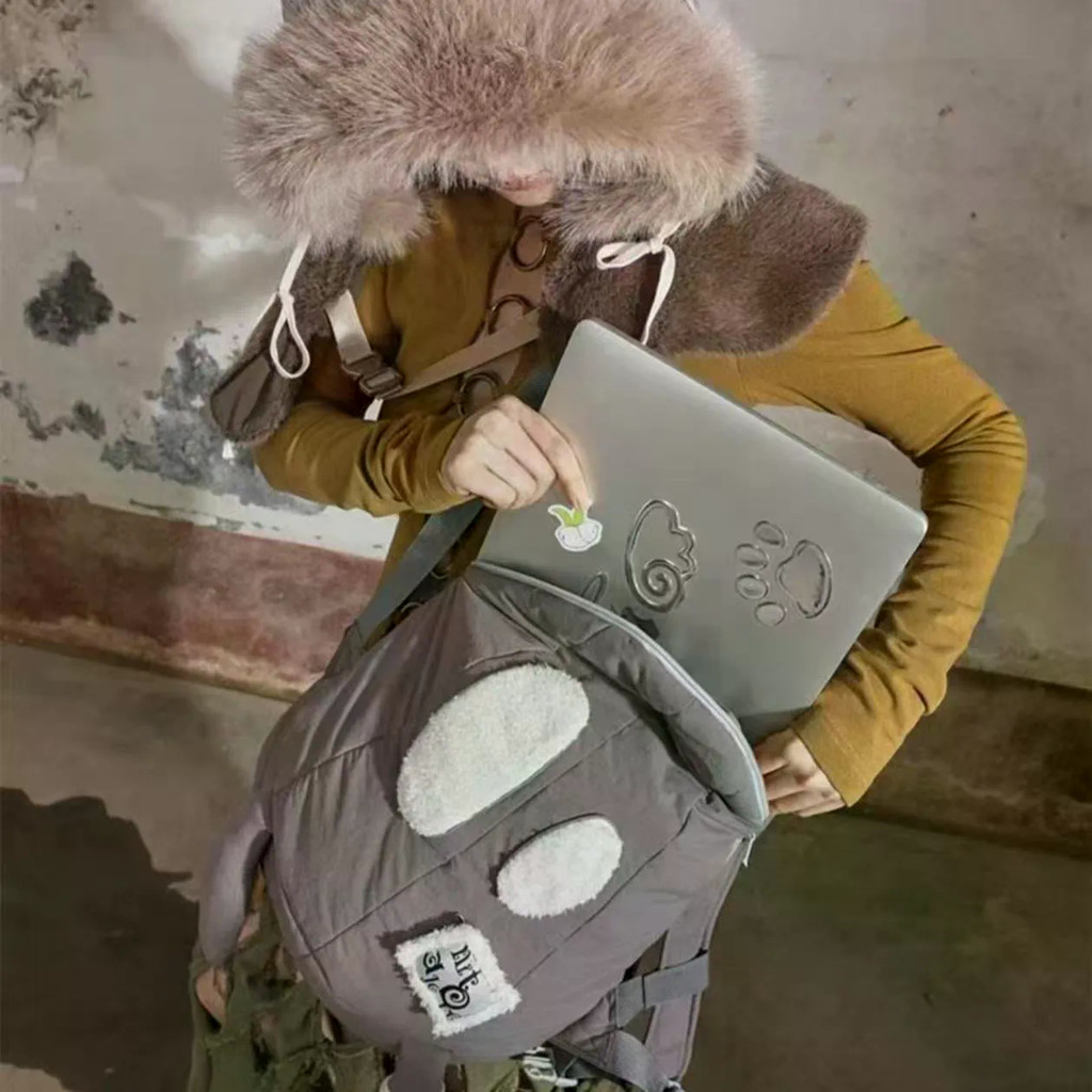 Ba lô đầy bông, Túi đi học, Mezzanine, Lớn nguyên bản, Dễ thương, Thường ngày, Đa năng, Thiết thực c