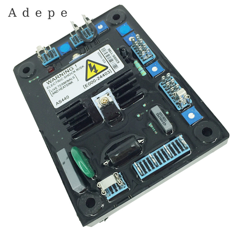 Mô-đun điều khiển điều chỉnh điện áp tự động AVR AS440 cho máy phát điện, cuộn