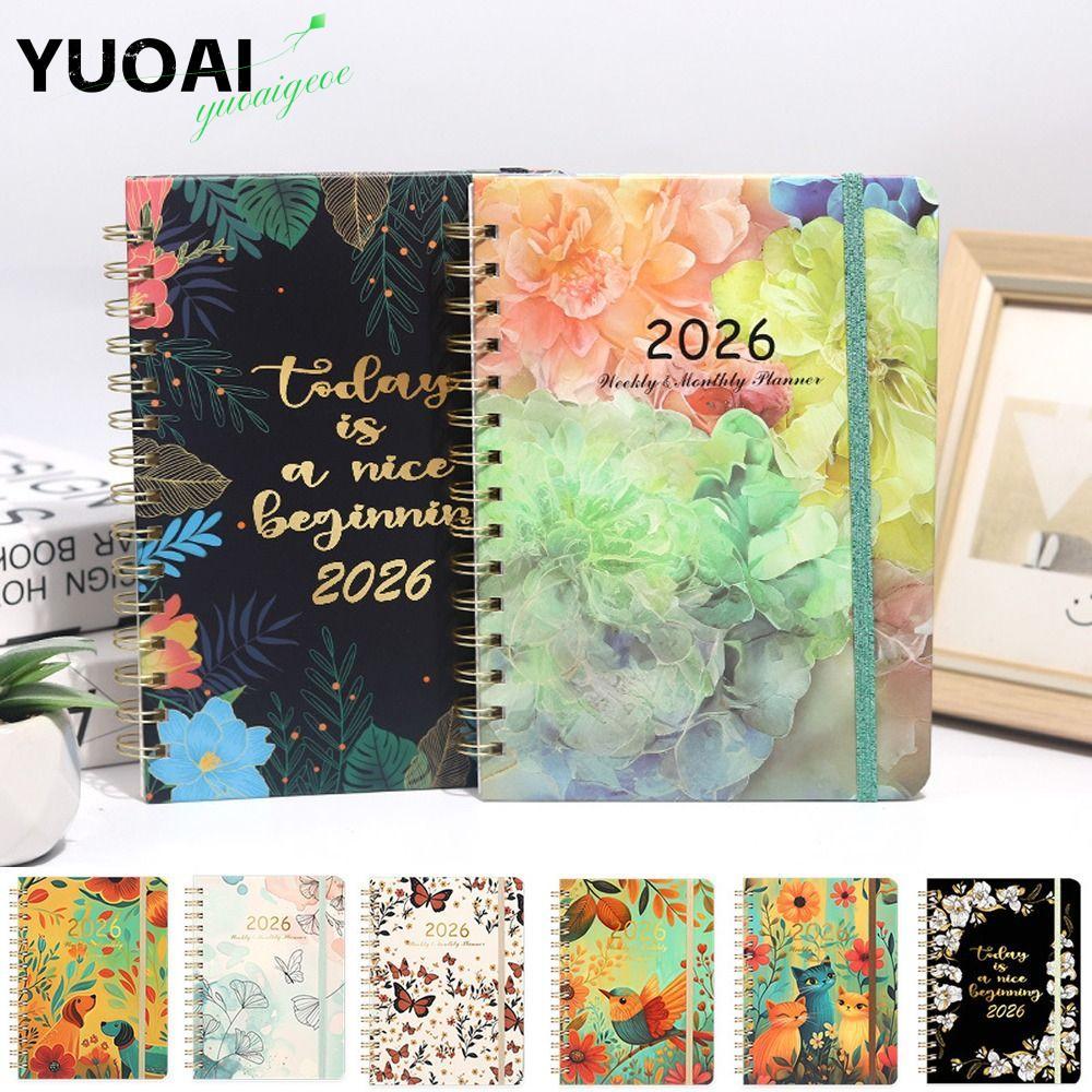YUOAI 2026 Planner, Jan.2026 - Dec.2026 Lịch A5 2026, Chương trình nghị sự chất lượng cao Sổ tay cuộ