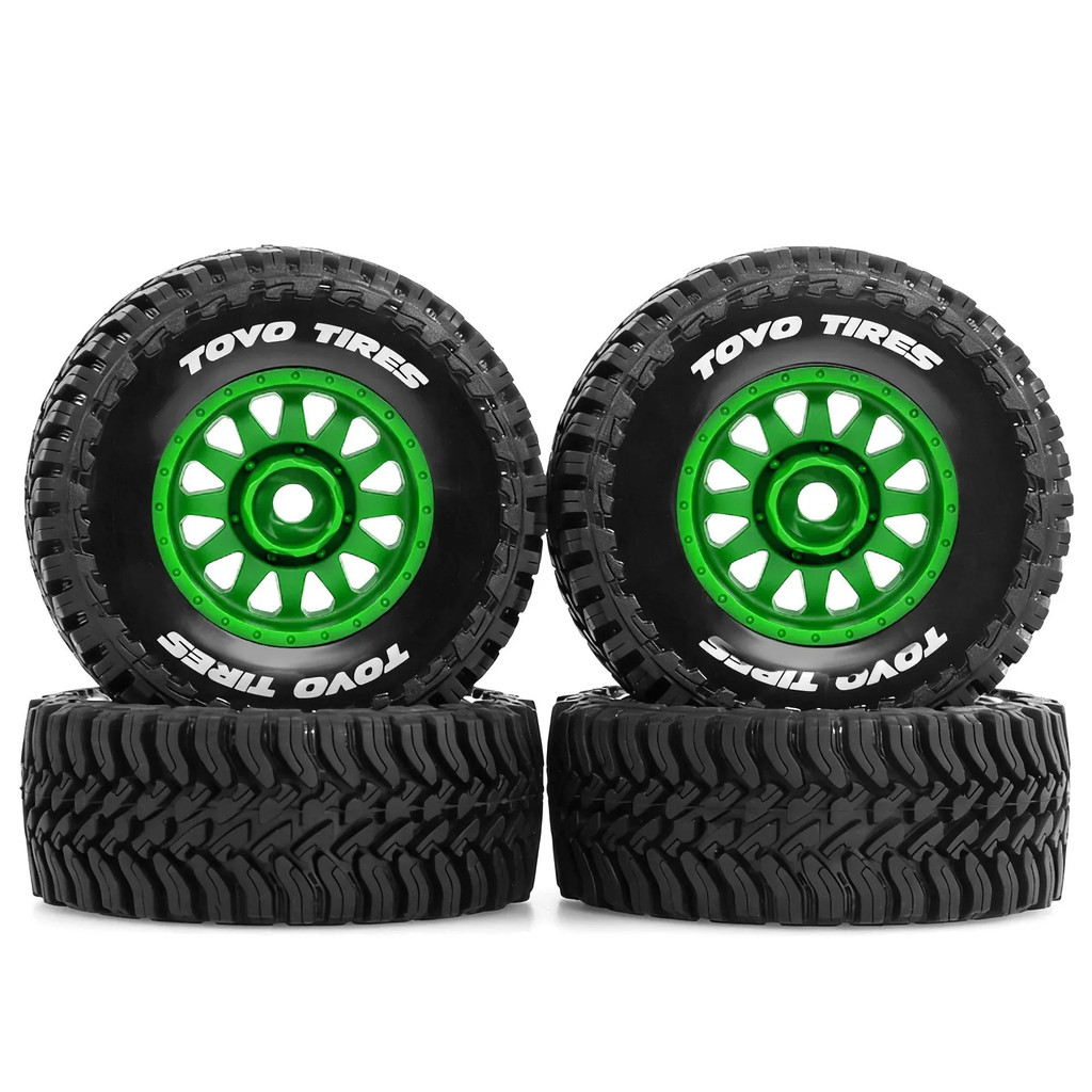 RC Khóa Ngắn Lốp Xe Tải W276 Cho ARRMA 1 / 14 1 / 16 Mojave LC MJX 14211 HBX JJRC Nâng Cấp