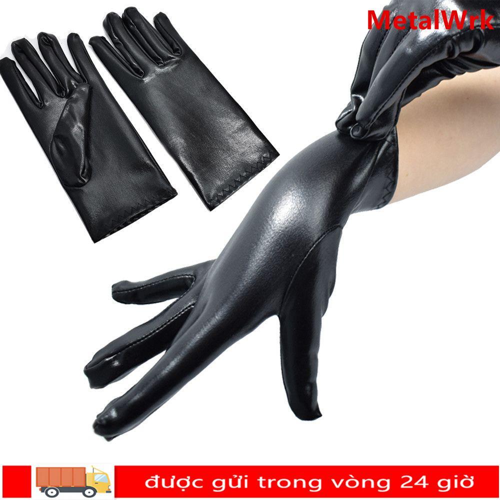 Găng tay da METALWRK Gothic Hip-Hop Dance Gothic Punk Dress Up