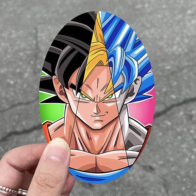 Anime Sticker Dragon Ball Dragon Ball Z Movie Vegeta Automobile Sticker Decorative Decals eK2d