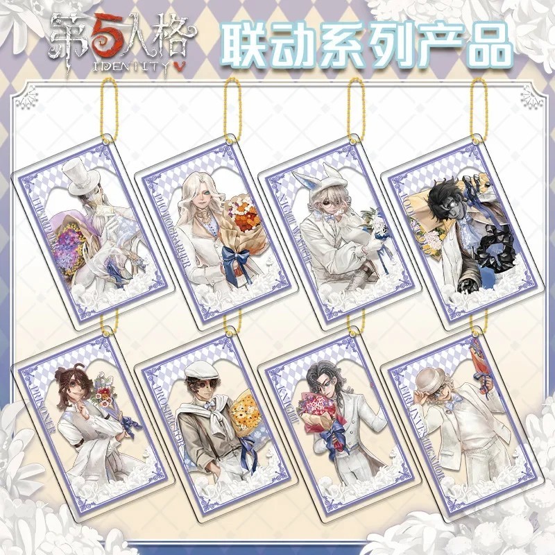 Móc khóa Identity V FamilyMart Acrylic Keychain in hình Luca Balsa Norton Campbell Joseph Jack phụ k