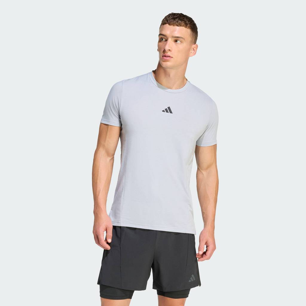 adidas Gym & Training Áo Thun Tập Luyện Designed for Training Nam Xám KA7287