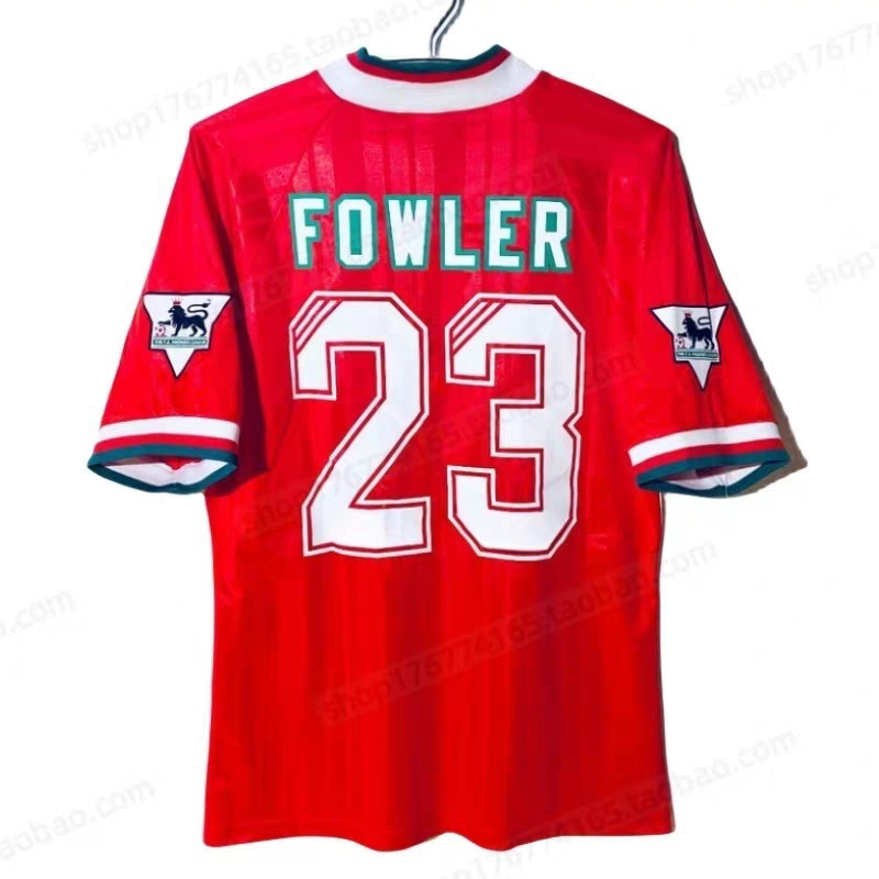 Áo Đấu Bóng Đá Retro Cổ Điển Màu Đỏ - Thiết Kế Thích Hứng Từ Đội Của Fowler Và McManaman