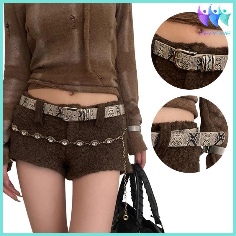 Nio Modern Girls PU Skinny Thắt Lưng Cho Quần Jean Đầm Bò Cô Gái Thắt Lưng Thắt Lưng