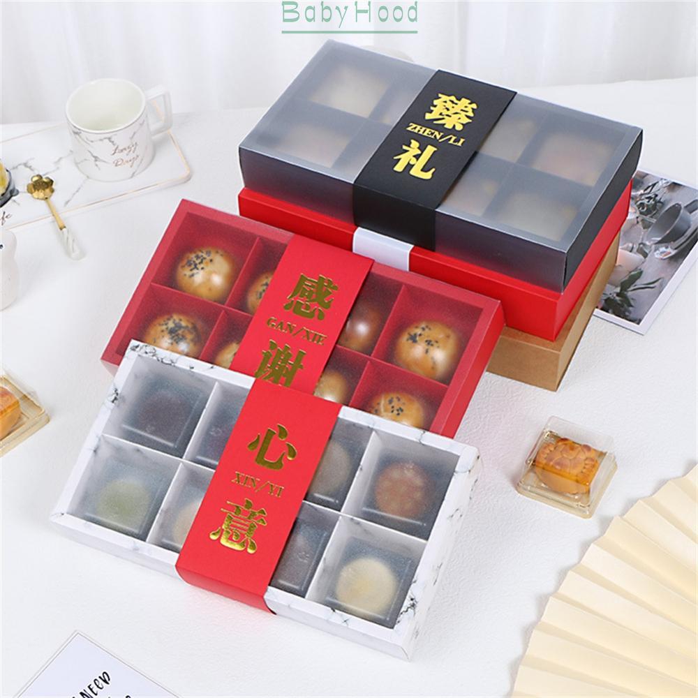 8 Cupcake Bao Bì Giấy Muffin Hộp Bánh Trung Thu Hộp 80g Size 31 5x17 2x5 2cm