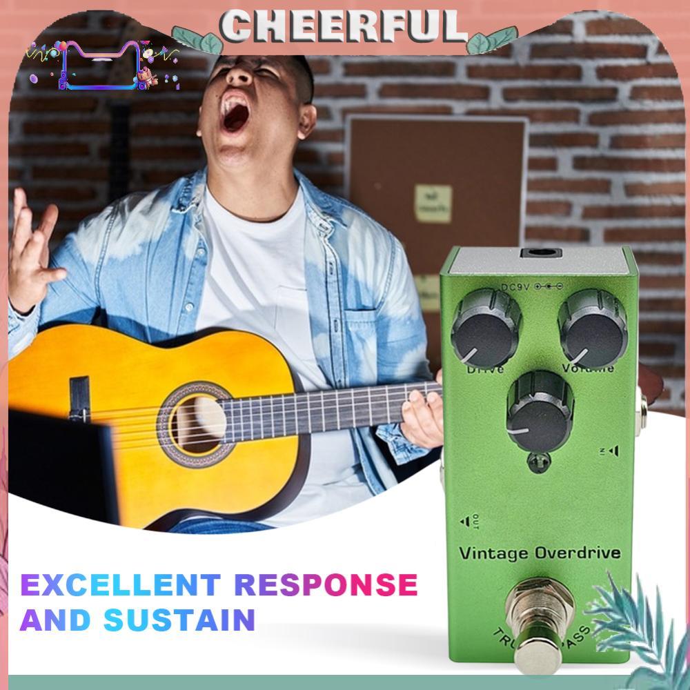 Bàn đạp hiệu ứng đàn Guitar điện Biến dạng Hợp âm Tremolo Delay Overdrive Pedal