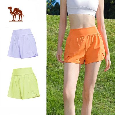 Quần short tập Yoga nữ CAMEL CROWN - Thiết kế thoáng khí, chống ô nhiễm, dệt kim cao cấp