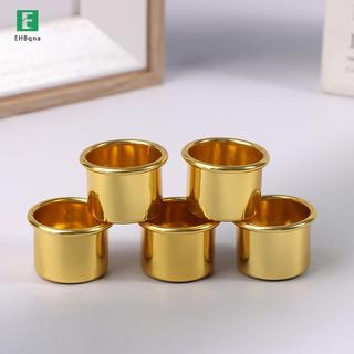[EHB-t] 10 Chiếc Cốc Nến Tròn Mini Vàng DIY Candlesti Làm Khay Đựng Phụ Kiện Nhôm Trang Trí Tiệc Tại Nhà Phần Mới