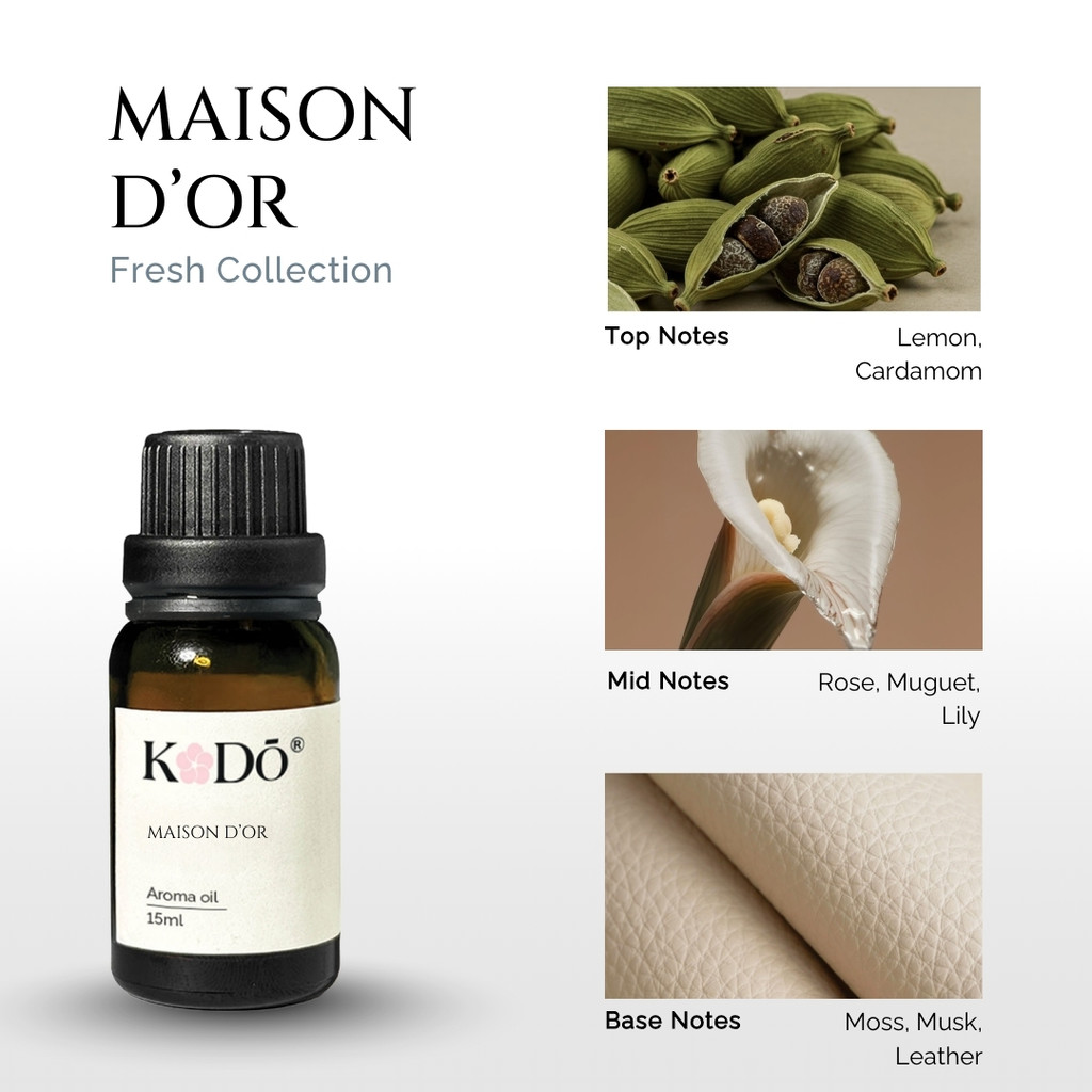 Tinh Dầu Khách Sạn KODO Maison d'Or – Tinh Dầu Nước Hoa Cao Cấp Cho Không Gian Sang Trọng