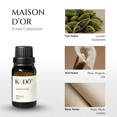 Tinh Dầu Khách Sạn KODO Maison d'Or – Tinh Dầu Nước Hoa Cao Cấp Cho Không Gian Sang Trọng