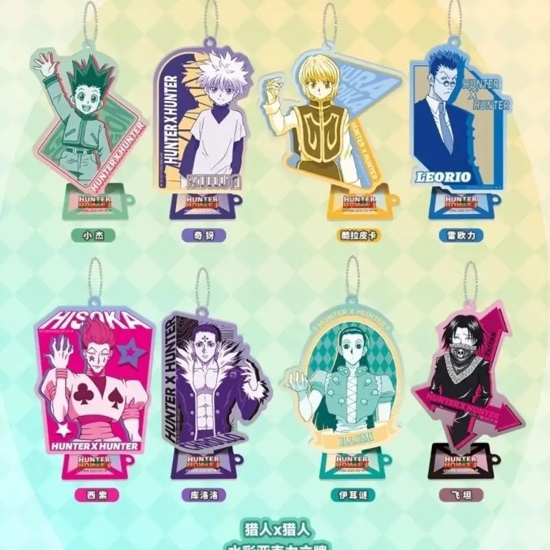Standee Anime Hunter x Hunter Mô hình Acrylic Kurapika Hisoka Gon Killua Chrollo Trang trí bàn học Q