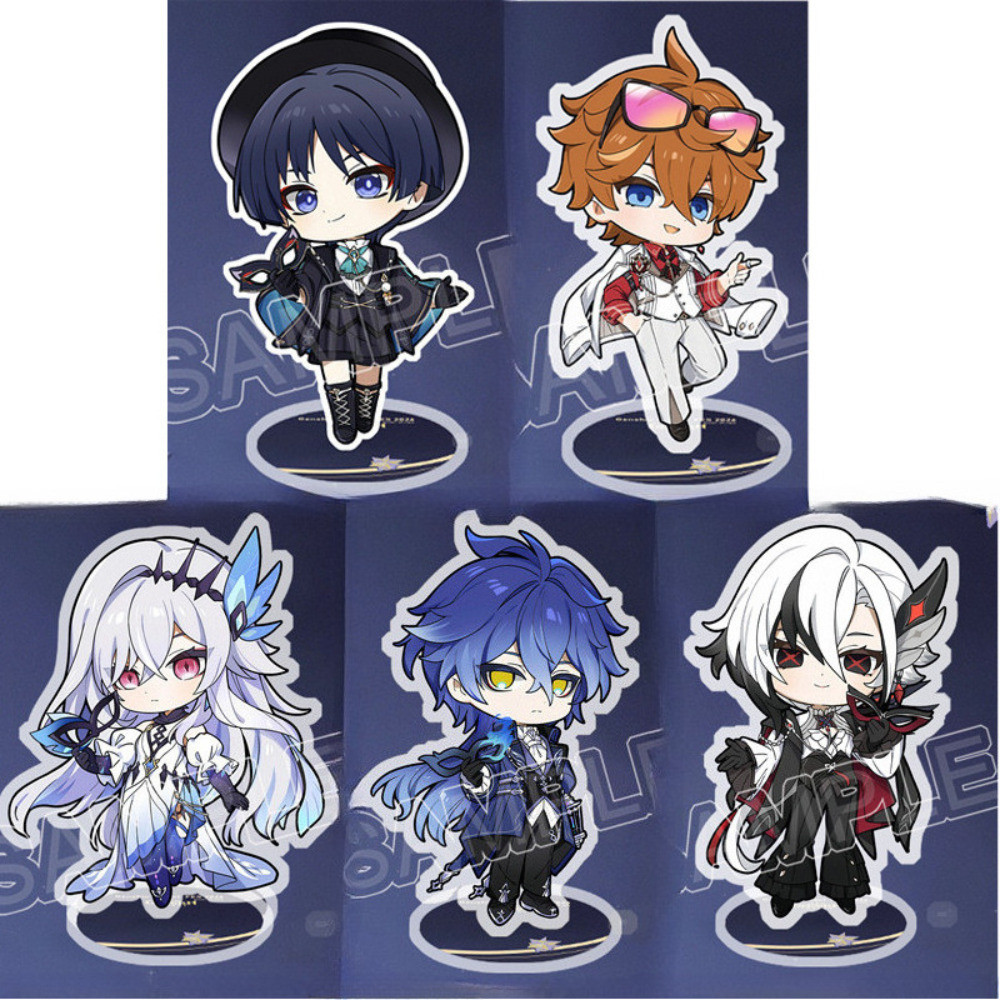 Yuanshen 6.0 Version Characters Acrylic Plaque Standee Figure Arlecchino Tartaglia Wanderer Balladee