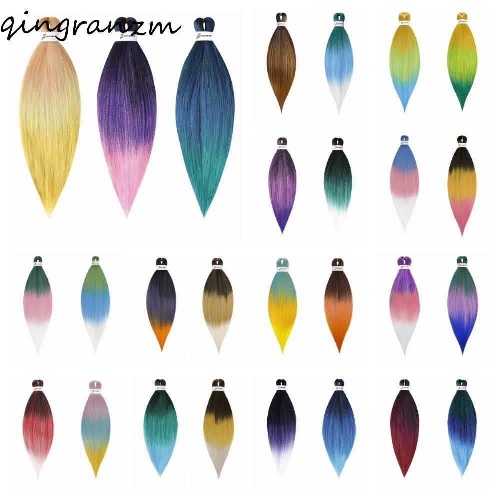 NEXOR Jumbo Braid Hair, Corlorful Pre-stretched Ombre Braiding Hair Braids 26Inch DIY Hair Braids Tổ