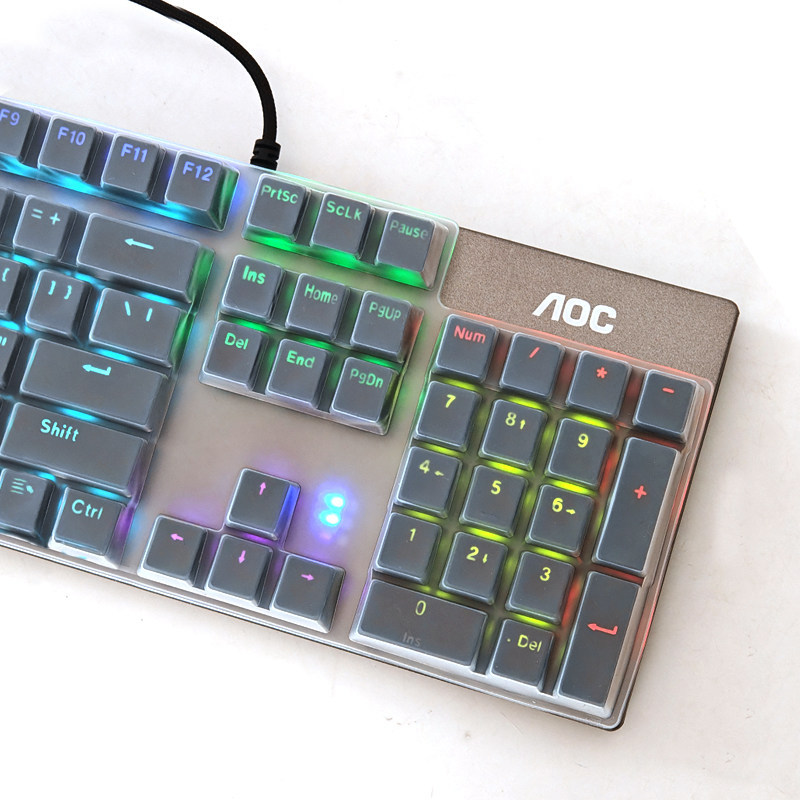 Thích hợp cho AOC GK410 GK420 GK430 KB121 Phim bảo vệ bàn phím cơ GK530 GM410 104 phím Bìa máy tính 