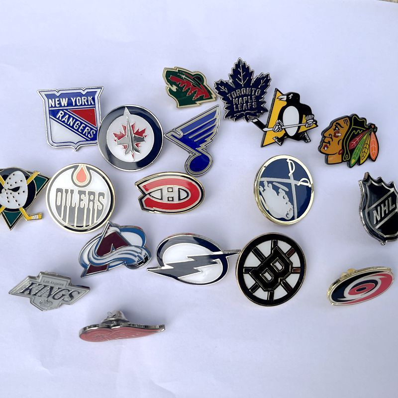 Sports NHHL for Lapel Pin UV Printed Sports Soft Enamel Pins  KBZL