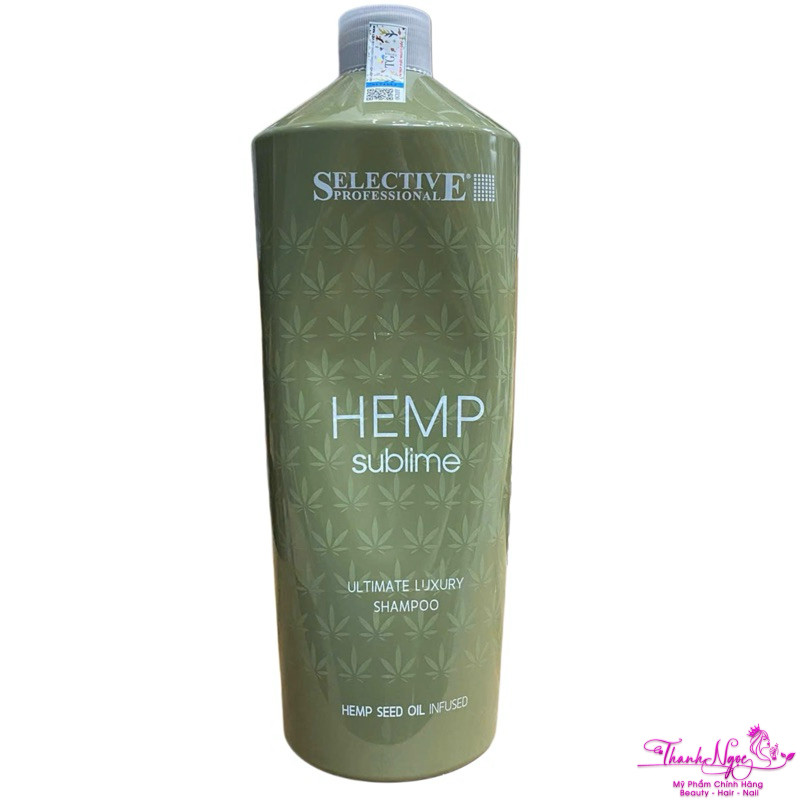 Dầu gội phục hồi tóc SELECTIVE ULTIMATE LUXURY HEMP Shampoo 1000ml . TN