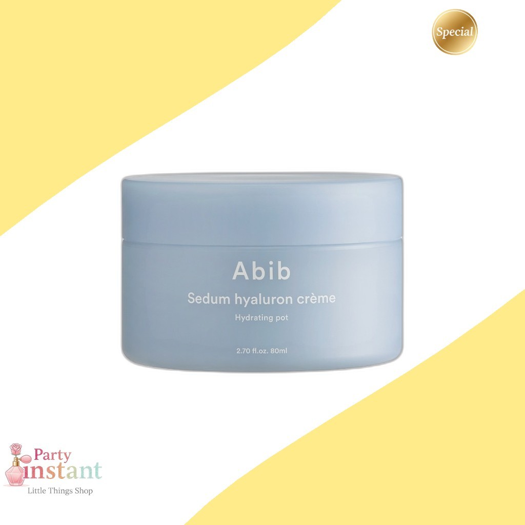 [Abib] Chậu dưỡng ẩm Sedum Hyaluron Creme 80ml / Creme Hàn Quốc / Độ ẩm sâu / Chính hãng 100% của Pa