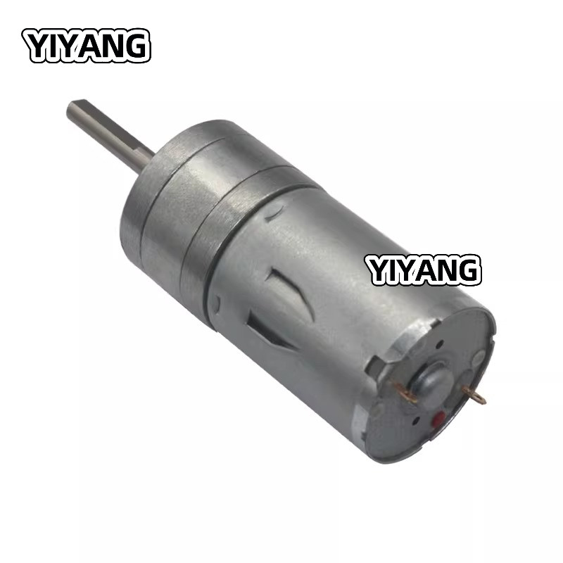 YIYANG 1 Chiếc JGA25-370 Mini DC Gear Motor 6V / 12V / 24V Mô-men xoắn cao tốc độ thấp có thể đảo ng