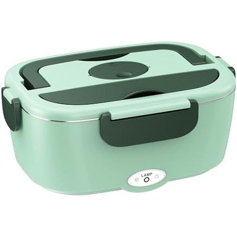 Hộp Cơm Trưa tric – Hộp Cơm Trưa Làm Nóng 80W Cho Người Lớn Với Hộp Đựng Inox 1.5L, Máy Làm Nóng Nha