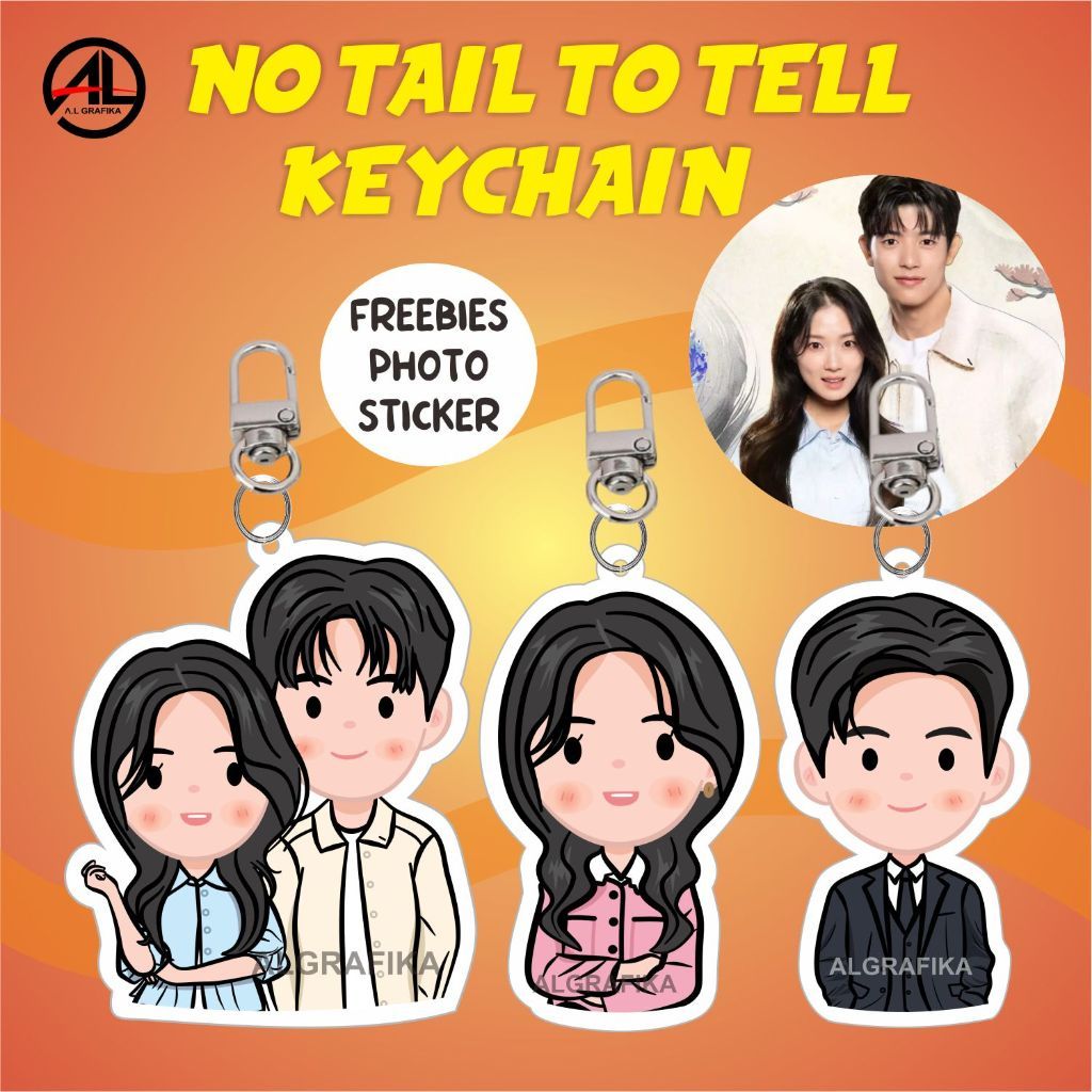 GANTUNGAN KEYCHAIN NO TAIL TO TELL KDRAMA KEYCHAIN KIM HYE YOON PARK SOLOMON FANMADE