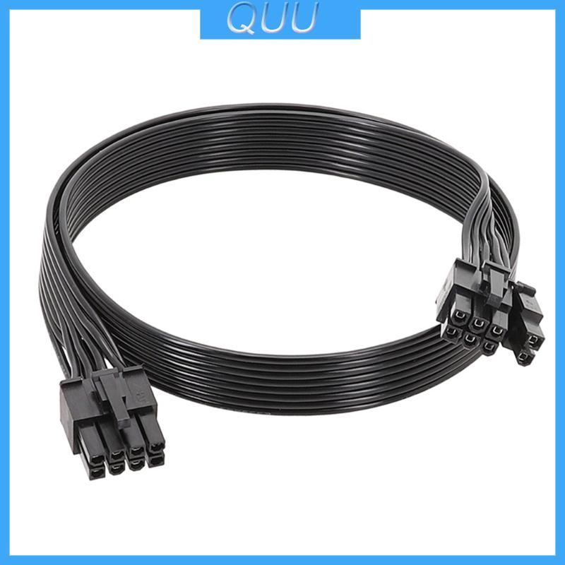Cáp nguồn QUU 8PIN đến 8PIN 6 + 2 18AWG forCorsair HX1200 HX1000 HX850 HX750 Bộ nguồn mô-đun 50 60 7