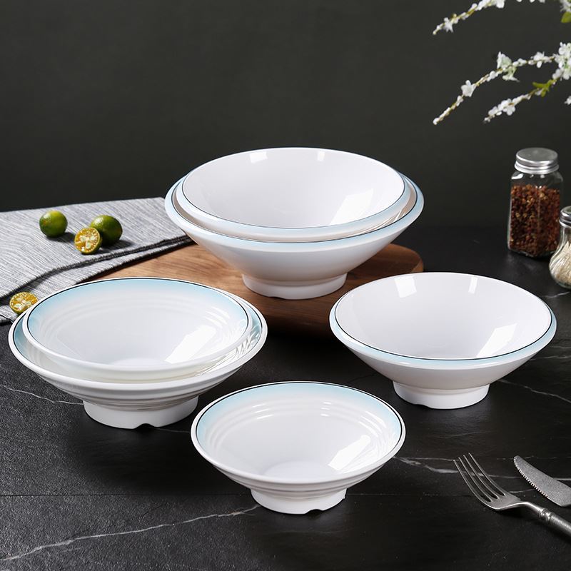 Melamine Bộ Đồ Ăn Cửa Hàng Mì Đặc Biệt Bát Mì Ốc Mì Bát Thương Mại Giả Sứ Melamine Bát Ramen Bát