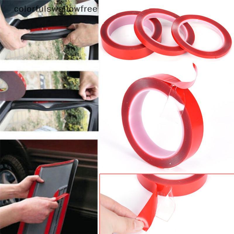 Colourswallowfree Auto Tru Car Chống Thấm Nước Acrylic Bọt Hai Mặt Băng Dính ABC