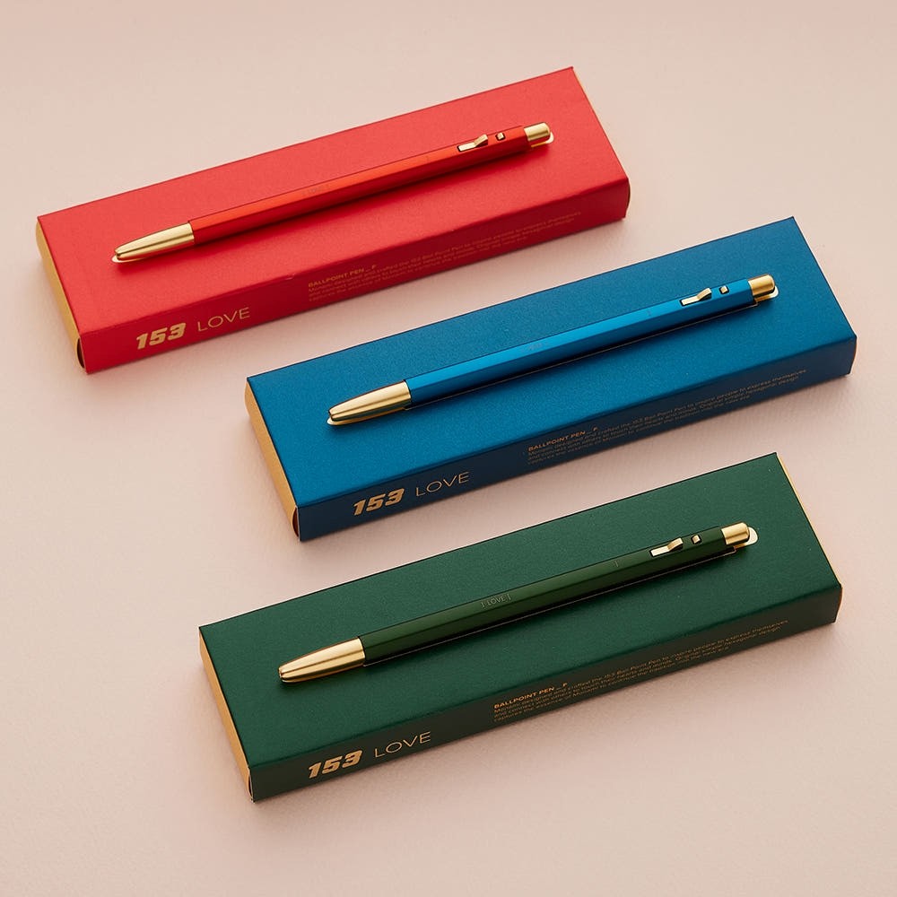 Monami 153 Love Vivid / High Quality Ballpoint Pen / 0.7mm / FX-4000