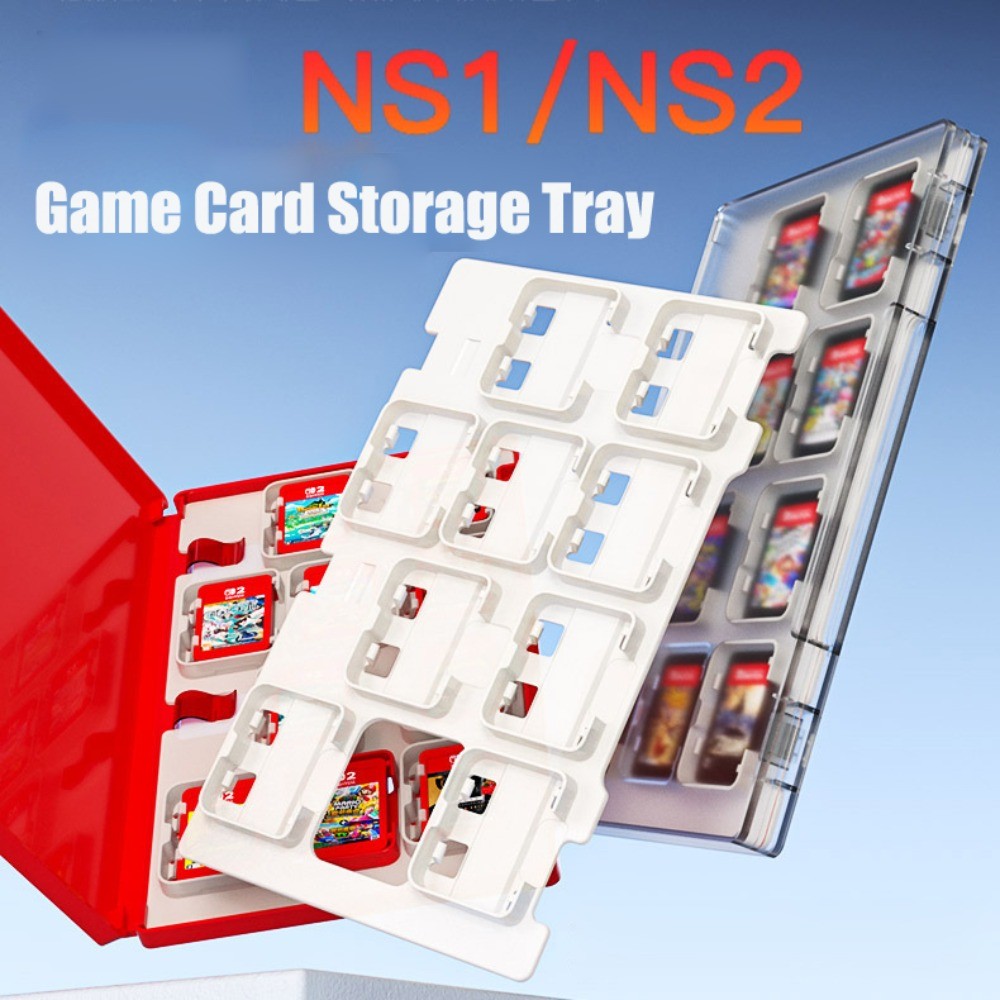 Cho Nintendo Switch 2 & 1 Khay Đựng Thẻ Trò Chơi, Thay Thế Đa Năng Bên Trong Giá Đỡ Chèn Cho Nintend
