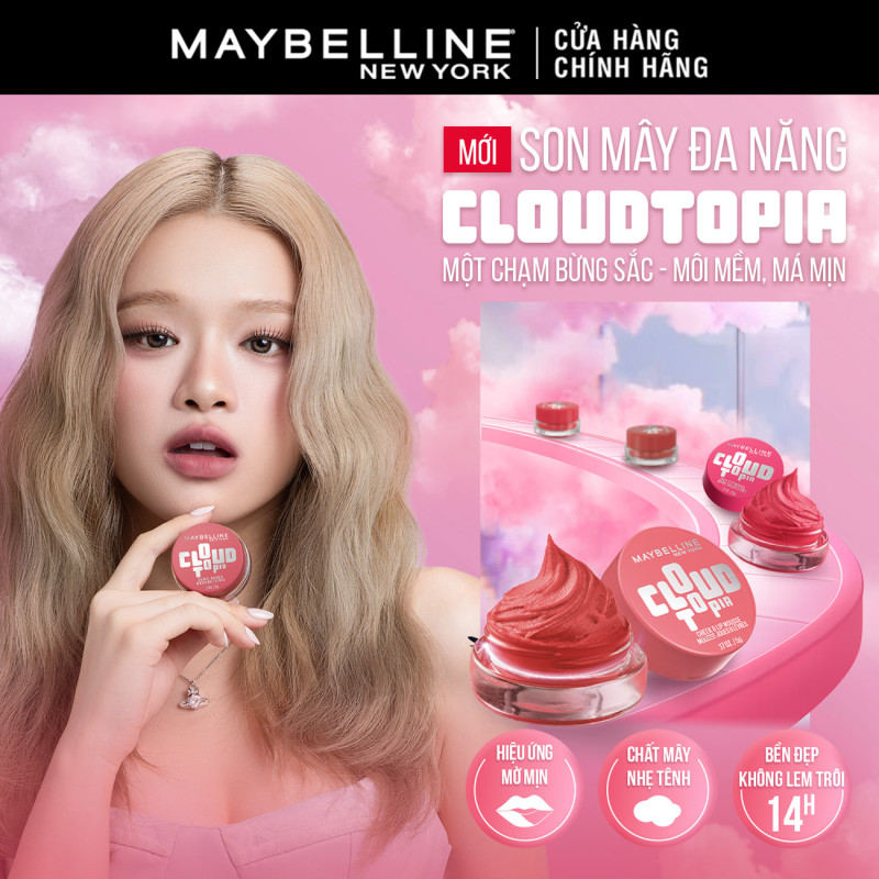 Son Mây Đa Năng Dạng Hũ Mịn Lì Bền Màu Cloudtopia Maybelline New York 5g | BigBuy360 - bigbuy360.vn