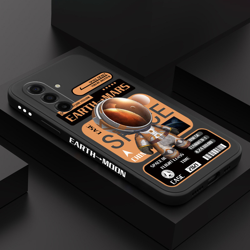 Ốp Điện Thoại Phi Hành Gia Cũ Cho Samsung Galaxy A57 A37 A27 A17 A07 A56 A36 A26 A16 A06 4G 5G Họa T