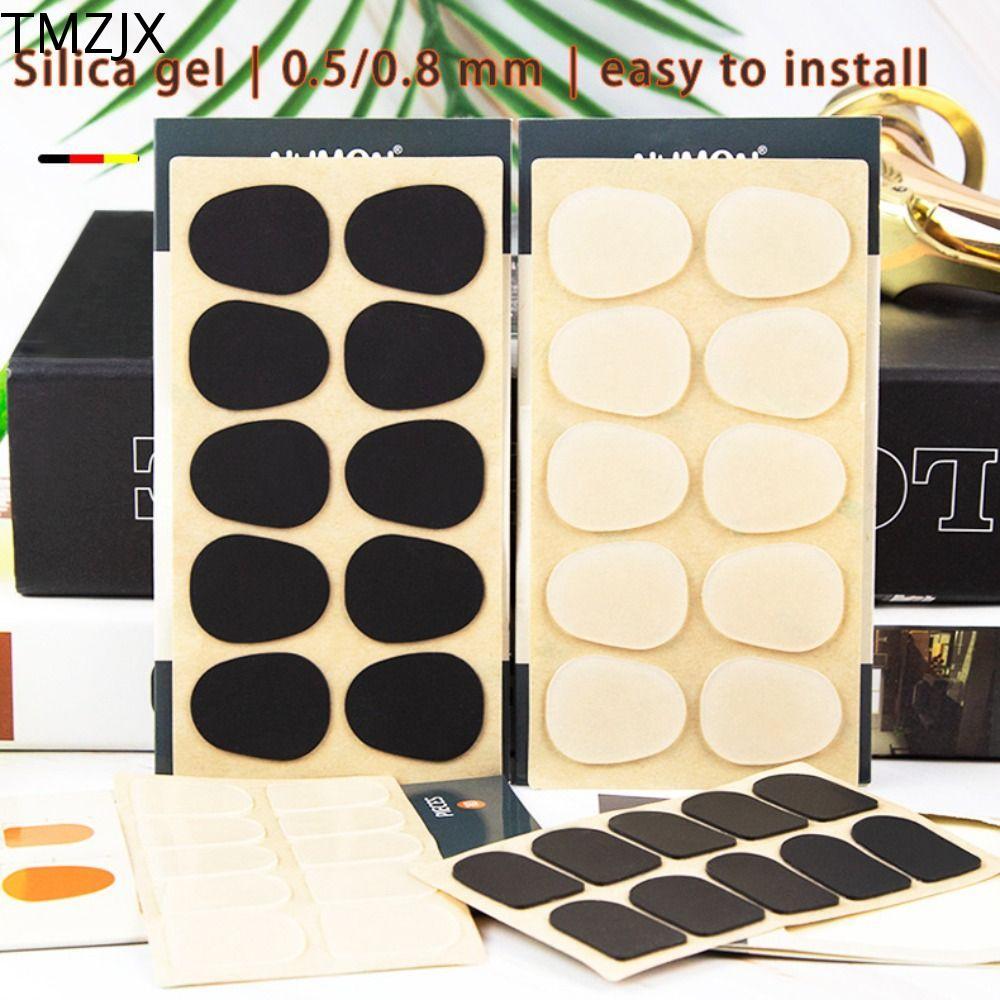 TMZJX Sax Miếng Dán Miệng, Miếng Đệm Silicon Tiêu Chuẩn Sax Miệng Đệm, Tenor 0.5mm / 0.8mm Clarinet 