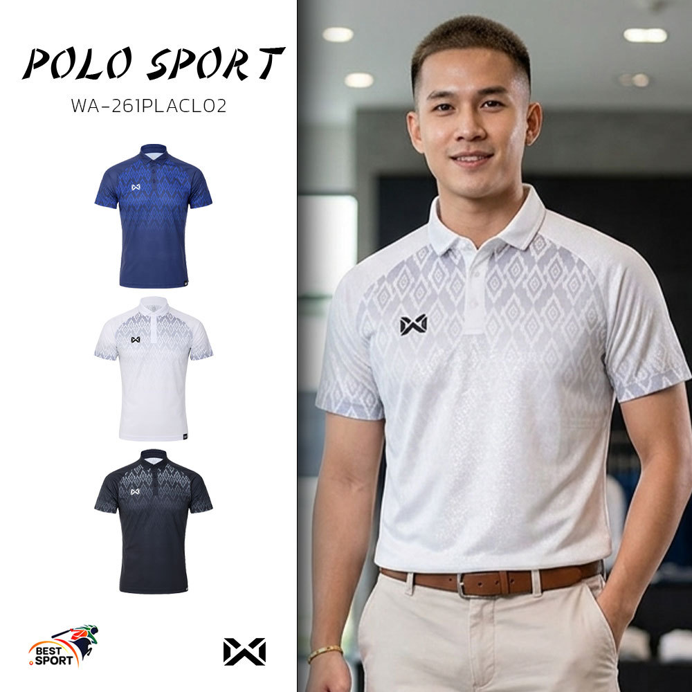 Không GỗÁo Polo WARRIX WARRIX LAI THÁI WA-261PLACL02 Vải POLYESTER đích thực 1