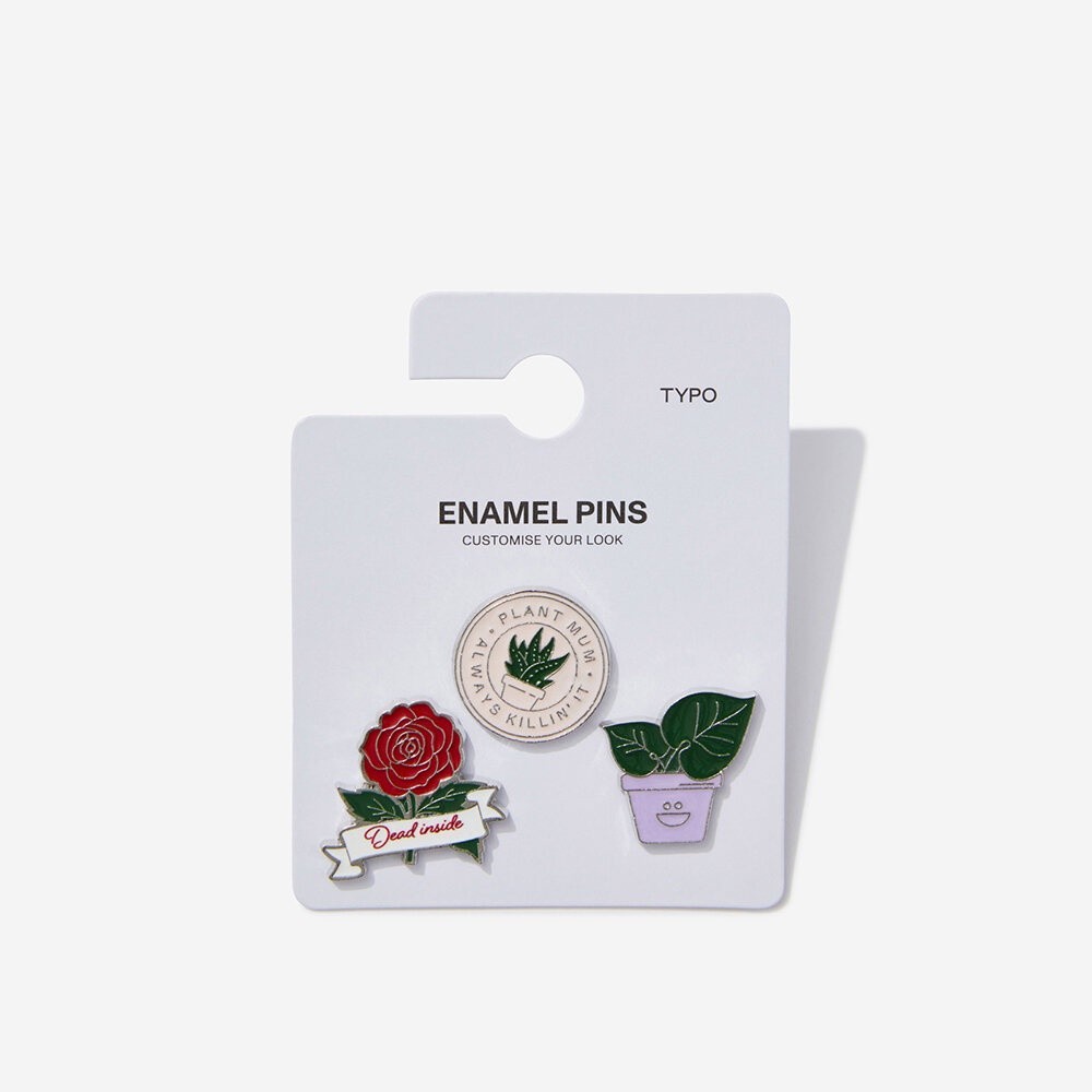 TYPO - Huy Hiệu Cài Áo Enamel Pins 3Pack - 1685799-11