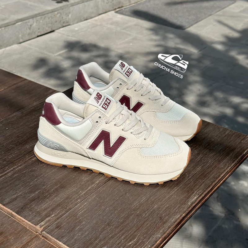 [Chính Hãng] Giày Sneaker New Balance 574 Đỏ ĐôChuchashoes