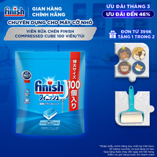 Viên Rửa Chén Finish Nhật Bản Power Cube 100 Viên