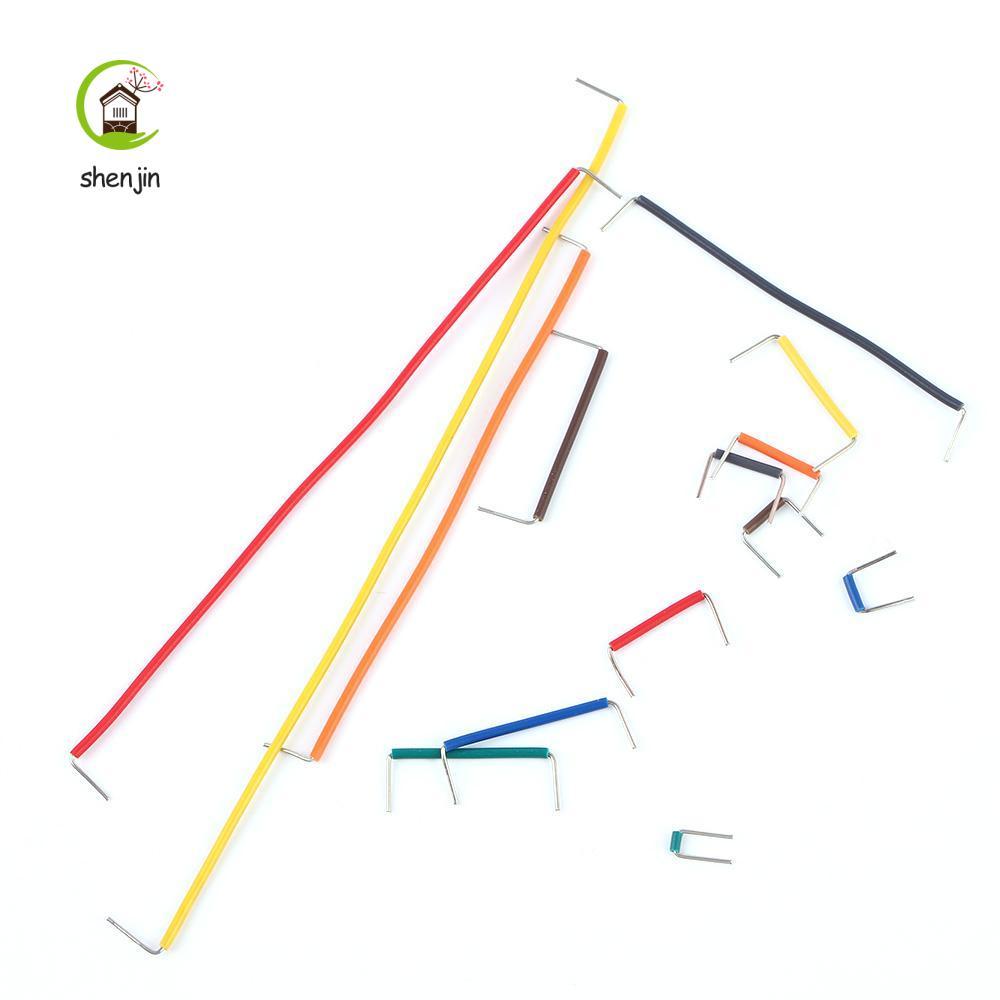 SHENJIN Breadboard Jumper Dây Cáp Bền 840 Chiếc Preformed Solderless Thiết Thực Dây Điện