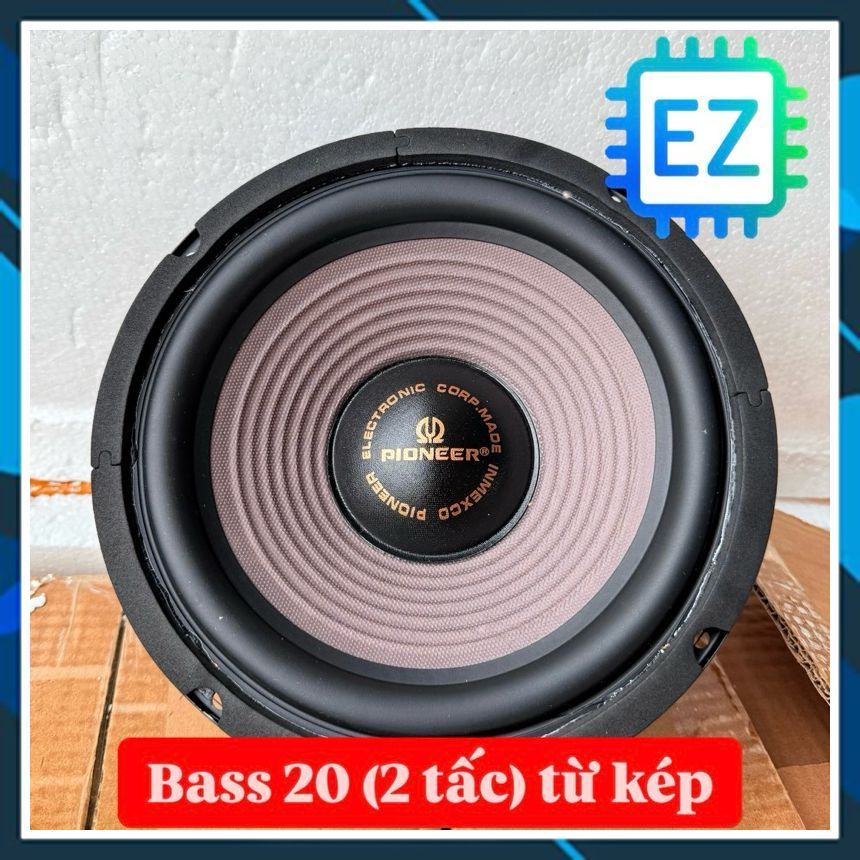 Củ loa bass 20 Pioneer từ đôi 120, 8ohm 200W hàng chuẩn