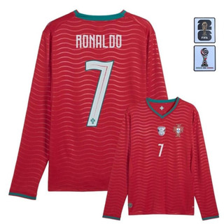 Áo bóng đá dài tay Bồ Đào Nha mùa giải 2026, size từ S đến 4XL