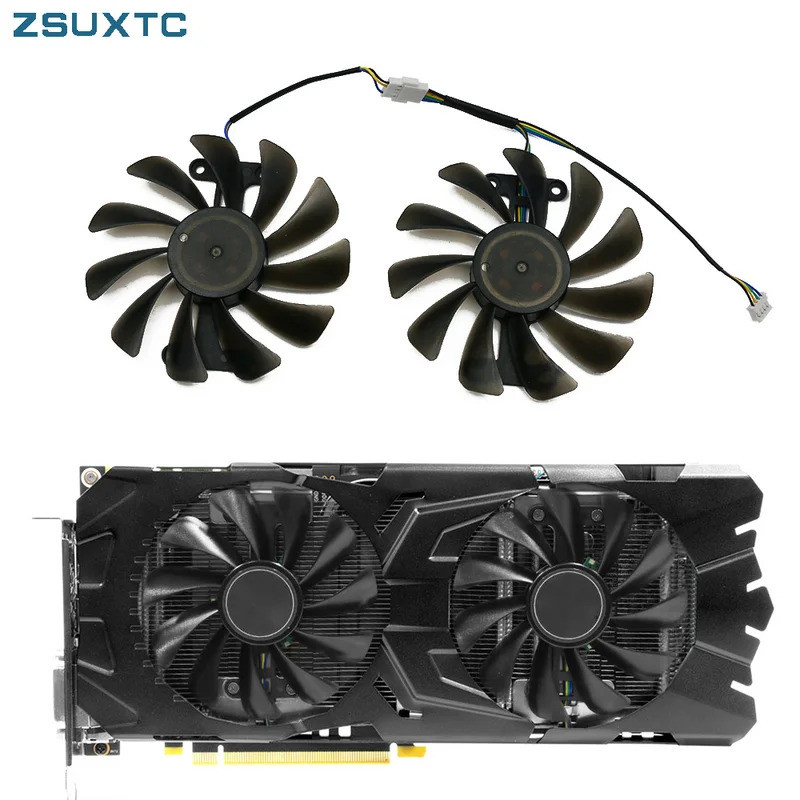 HL 2 Cái / lốc GTX1070 GTX1070Ti GTX1080 Quạt Dành Cho KFA2 GALAX GeForce GTX 1070 1070Ti 1080 EXOC 