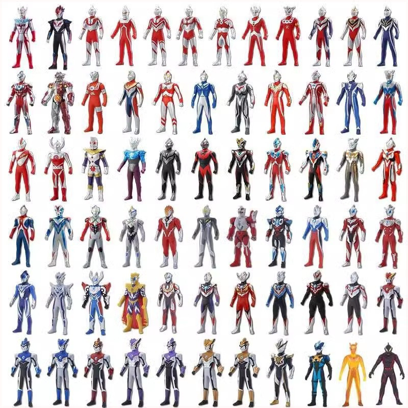 Đồ chơi búp bê cao su mềm 13cm Búp bê trẻ em Ultraman