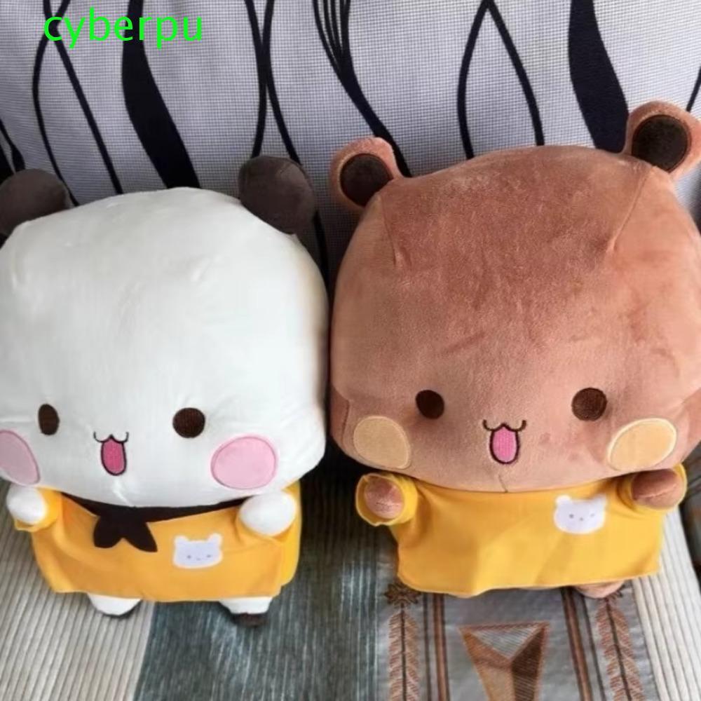 Búp bê nhồi bông CYBERPULSE Bubu và Dudu Panda, Búp bê gấu trúc mềm Kawaii Búp bê sang trọng Bubu và