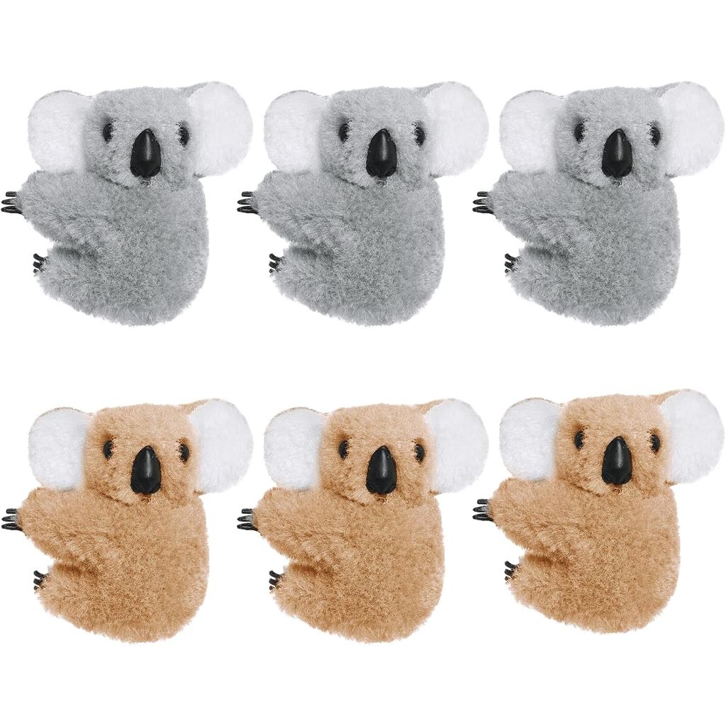 6 Chiếc Koala Kẹp Koala Bút Chì Buddy Kẹp Trên Koala Topper Bút Chì Nạn đói Đồ Dùng Tiệc Sinh Nhật (