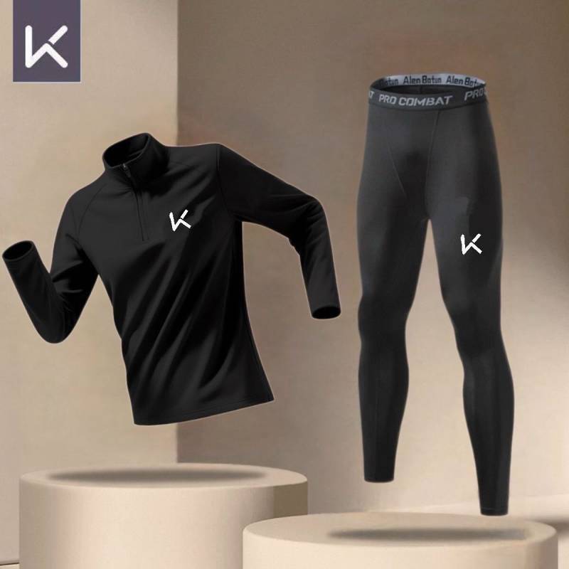 Keep Autumn and Winter Training Training Wear Fitness Suit Sports Running Sports Stand Collar Half Z