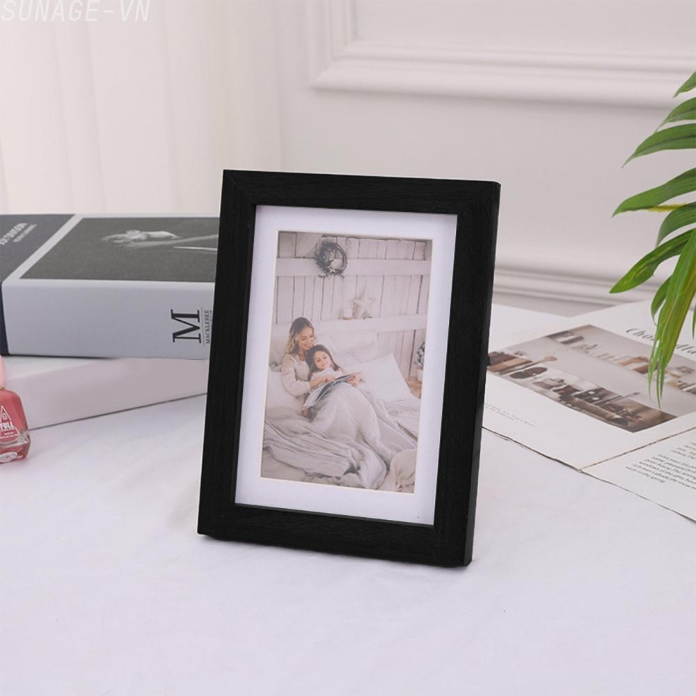 【SUNAGE】Picture Frame Simple Stylish 4*6 Inches A Good Gift For Wall Or Table Top【HOT Fashion】